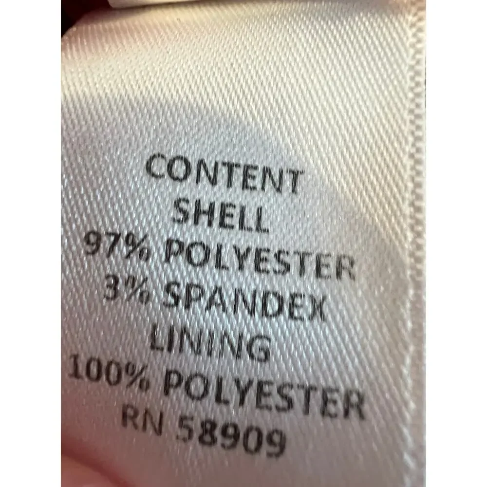 Chelsea & Violet Red Floral Wrap Midi Dress size Medium - Picture 2 of 8